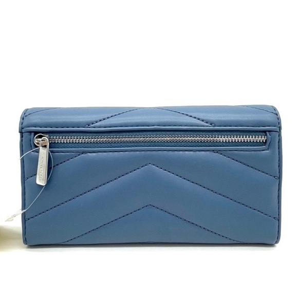 Michael Kors Large Trifold Wallet Blue Lagoon (NWT) - Picture 5 of 9